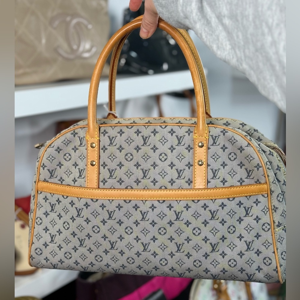 LV Denim Bowler Bag